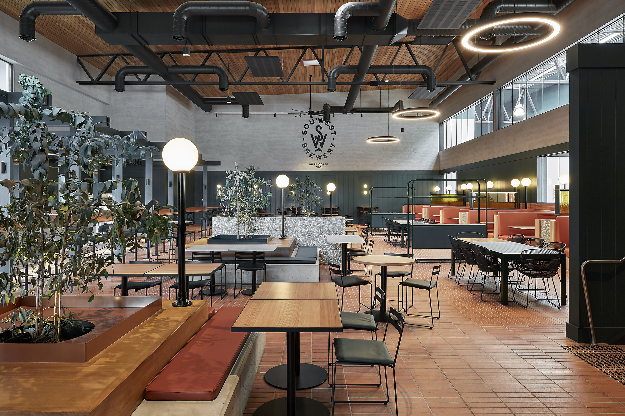 Interior photograph of Sou’West Brewery by Jenah Piwanski